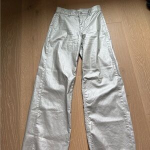 Woman’s Silver Pants